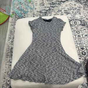 Black and White Pattern Dress